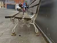 Lot 2 - antieke tuinbank - afbeelding 3 van  6