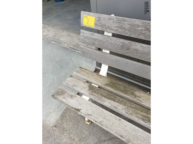 Lot 2 - antieke tuinbank - afbeelding 5 van  6