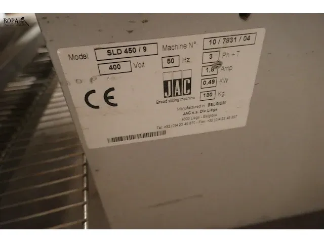 Lot 2 - broodsnijmachine jar - afbeelding 5 van  6