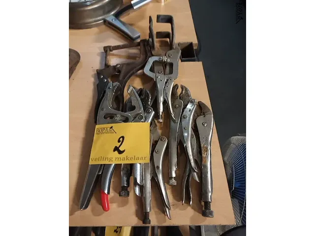 Lot 2 - griptangen. 8 stuks - afbeelding 1 van  3