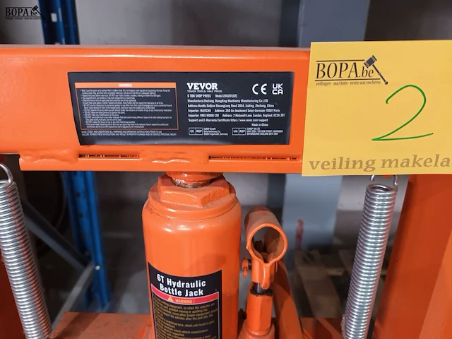 Lot 2 - hydraulische pers vevor - afbeelding 2 van  3