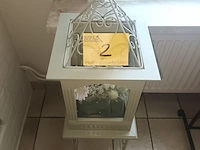 Lot 2 - lantaarn met bloemen - afbeelding 3 van  3