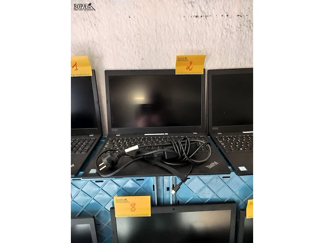 Lot 2 - lenovo thinkpad laptop (15,6 inch) - afbeelding 1 van  2