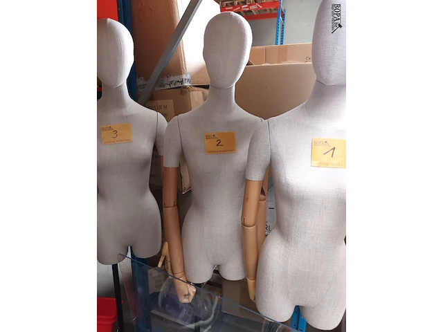 Lot 2 - mannequin pop - afbeelding 1 van  2