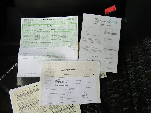 Lot 2 - mercedes vito 114cdi (2019-chass.wdf44760313427061) - afbeelding 10 van  18