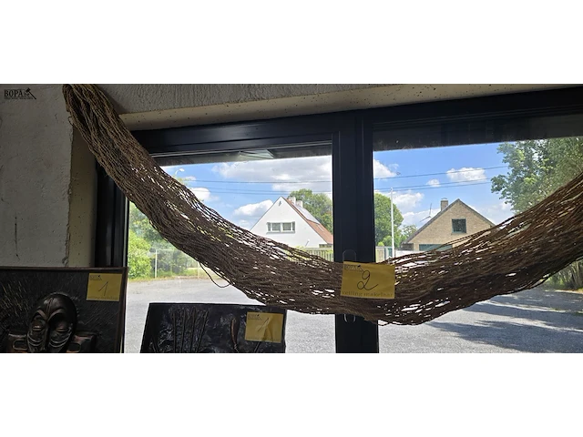 Lot 2 - originele hangmat in touw - afbeelding 2 van  4