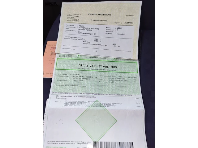 Lot 2 - peugeot partner (2007-chass.vf3gc9hwc96241110) - afbeelding 7 van  20