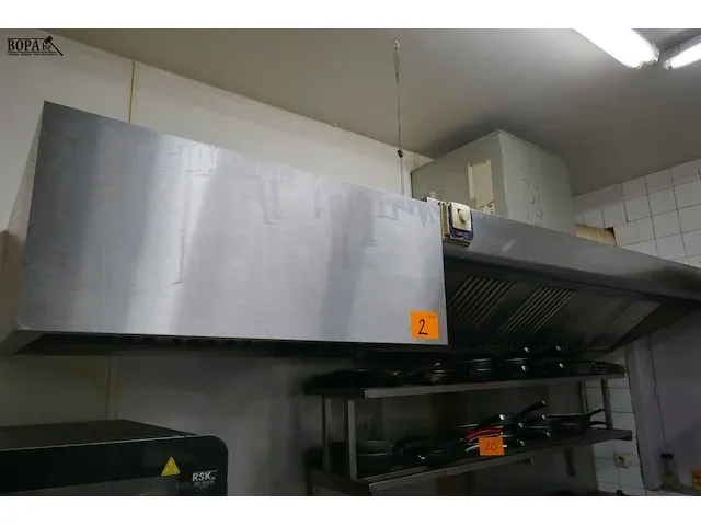 Lot 2 - rvs afzuigsysteem - afbeelding 1 van  5