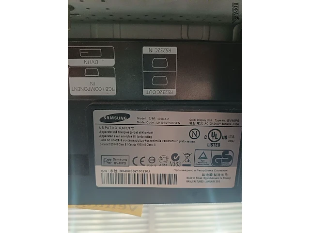 Lot 2 - samsung tv - afbeelding 3 van  4