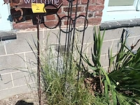 Lot 2 - tuindecoratie in smeedijzer. 2 stuks