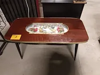 Lot 2 - vintage salontafel met vogeltjes
