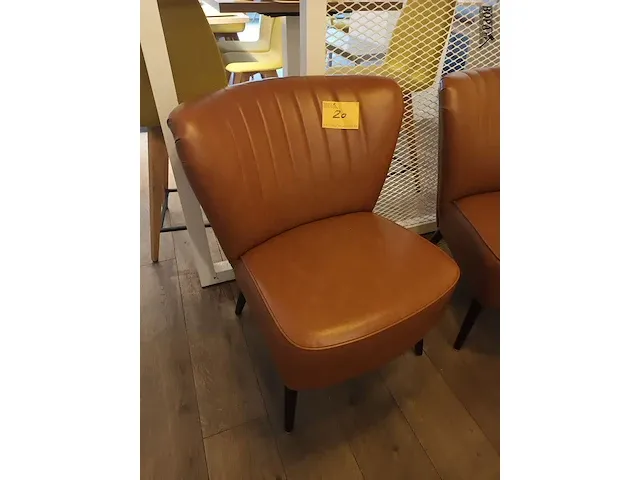 Lot 20 - cocktail zetels. 2 stuks - afbeelding 2 van  4