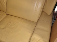 Lot 20 - lederen sofa - afbeelding 3 van  4