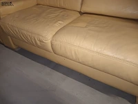 Lot 20 - lederen sofa - afbeelding 4 van  4