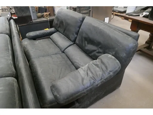 Lot 20 - lederen zetels - afbeelding 4 van  7