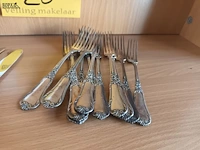 Lot 20 - zilveren bestek. 48 stuks - afbeelding 3 van  6