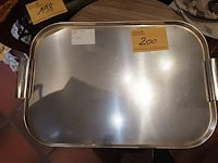 Lot 200 - dienbladen, messen, zakje piper - afbeelding 3 van  4