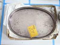 Lot 201 - silverplated koperen dienblad