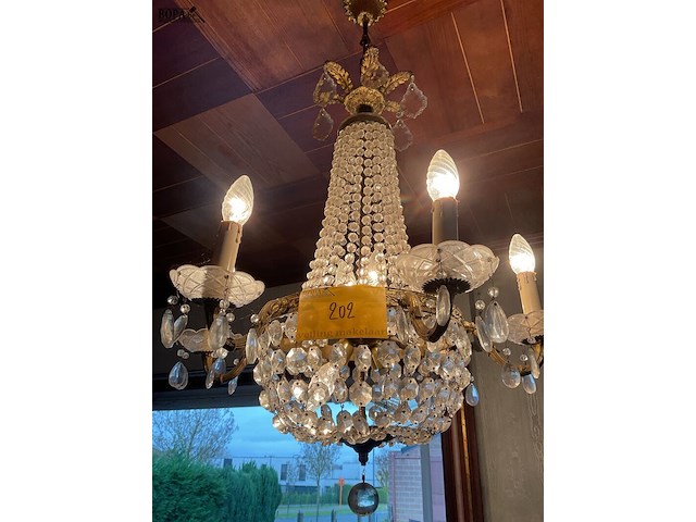 Lot 202 - kristallen luchter - afbeelding 2 van  3