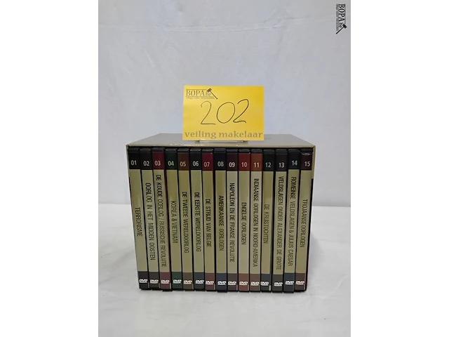Lot 202 - serie dvd's, allerhande veldslagen, 15 delen - afbeelding 1 van  1