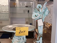 Lot 204 - huwelijksvaas en schaal