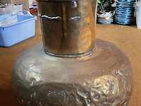 Lot 204 - koperen kan met oor,inscriptie in boord - afbeelding 5 van  5