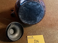 Lot 206 - roodkoperen waterketel - afbeelding 3 van  3