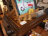 Lot 206 - schaaktafel en krijtbordje - afbeelding 2 van  6