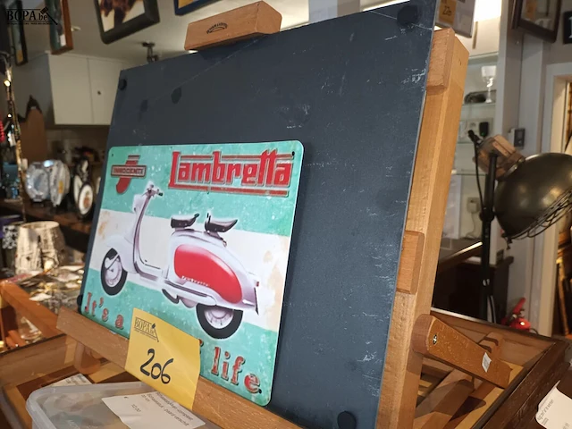 Lot 206 - schaaktafel en krijtbordje - afbeelding 3 van  6