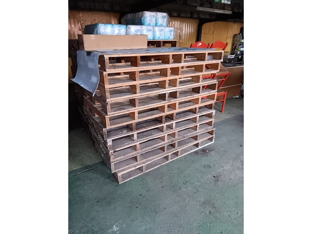 Lot 209 - houten palletten. 20 stuks - afbeelding 1 van  3