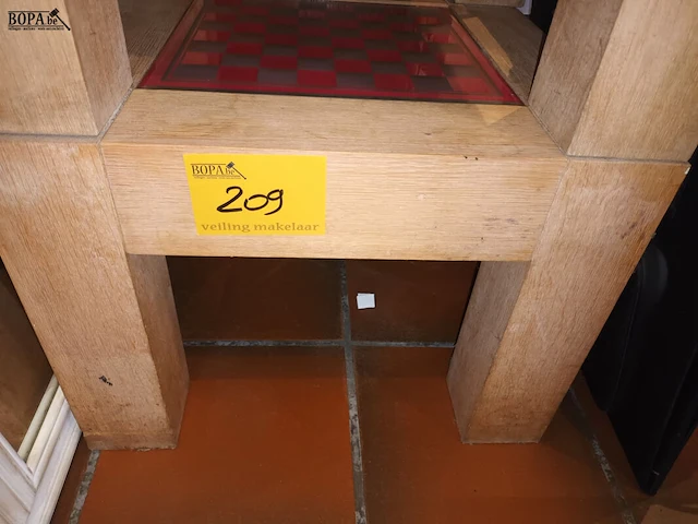 Lot 209 - schaaktafel - afbeelding 3 van  3