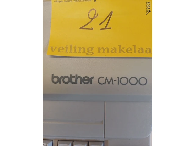 Lot 21 - elektrische typemachine brother - afbeelding 2 van  6