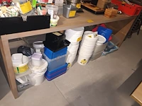 Lot 21 - houten tafel - afbeelding 1 van  4