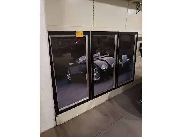Lot 21 - kader drieluik - afbeelding 1 van  6
