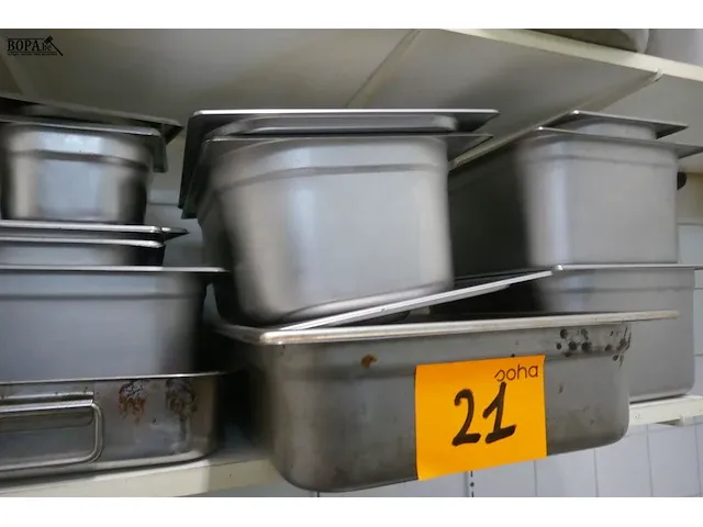 Lot 21 - reeks gastronormbakken - afbeelding 3 van  6
