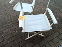 Lot 21 - regisseursstoel. 2 stuks