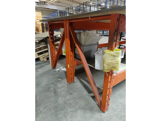 Lot 21 - stelling werktafel - afbeelding 2 van  4