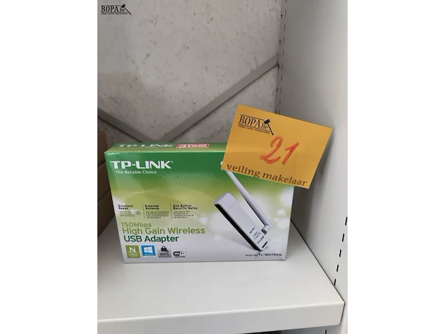 Lot 21 - tp-link whireless high gain usb adapter - afbeelding 1 van  1