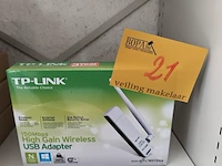 Lot 21 - tp-link whireless high gain usb adapter - afbeelding 1 van  1