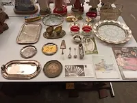 Lot 21 - verzilverd tafelgerei. 28 stuks - afbeelding 1 van  5