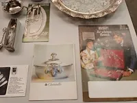 Lot 21 - verzilverd tafelgerei. 28 stuks - afbeelding 5 van  5