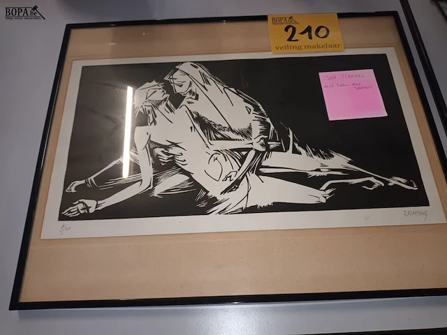 Lot 210 - kader j. flameng - afbeelding 1 van  4