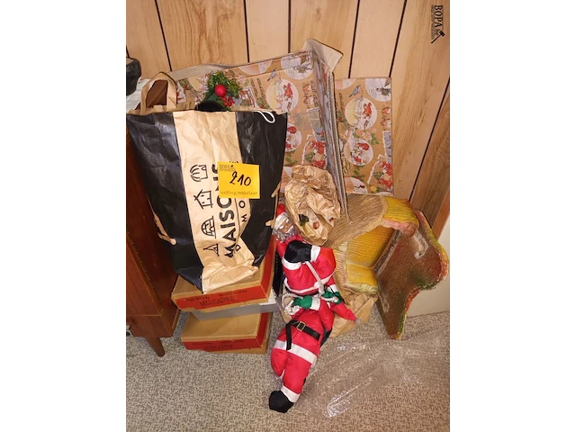 Lot 210 - lot kerstdecoratie - afbeelding 1 van  4