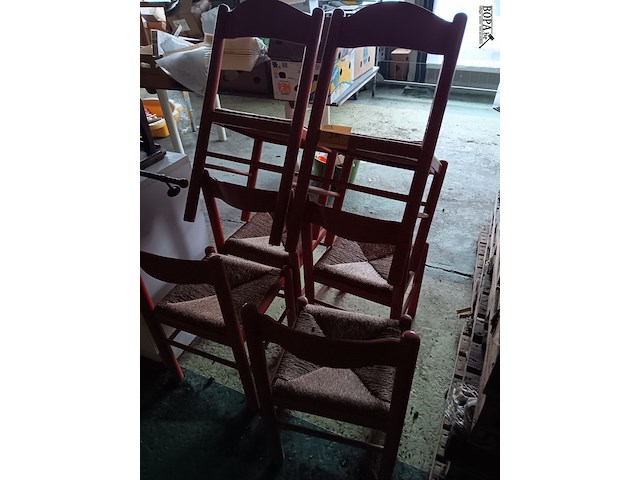 Lot 211 - keukenstoel. 6 stuks - afbeelding 2 van  2