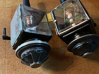 Lot 211 - paar koetslantaarns met bevestiging - afbeelding 3 van  3