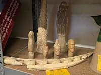 Lot 213 - diverse decoratieve items snijwerk 8 stuks - afbeelding 1 van  6