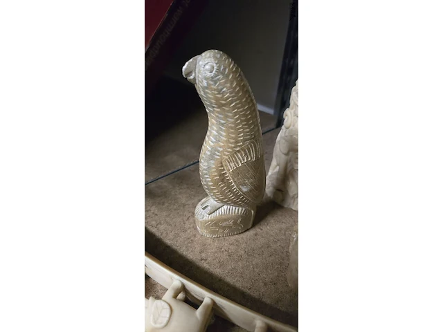 Lot 213 - diverse decoratieve items snijwerk 8 stuks - afbeelding 4 van  6