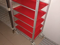 Lot 214 - regaalrek op wielen - afbeelding 2 van  3