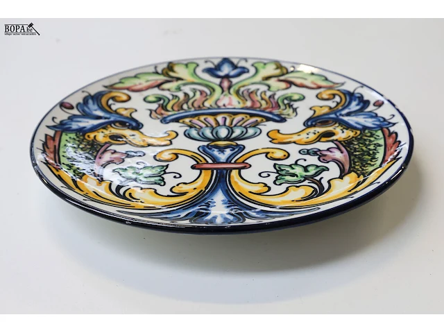Lot 214 - spaans sierbord - afbeelding 2 van  3