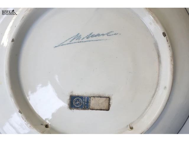 Lot 214 - spaans sierbord - afbeelding 3 van  3